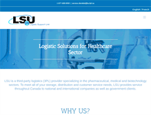 Tablet Screenshot of logisticslsu.com